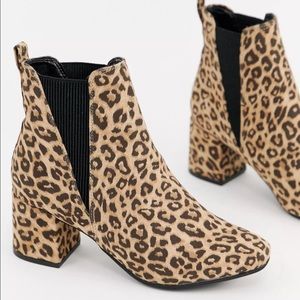 ASOS New Look Cheetah Booties - Great condition!